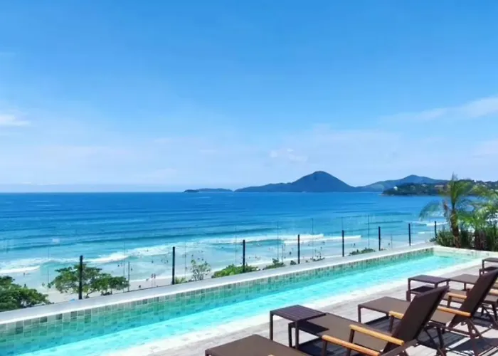 Apartamento Com Piscina Na Cobertura E Vista Panoramica Do Mar Da Praia Grande Ubatuba